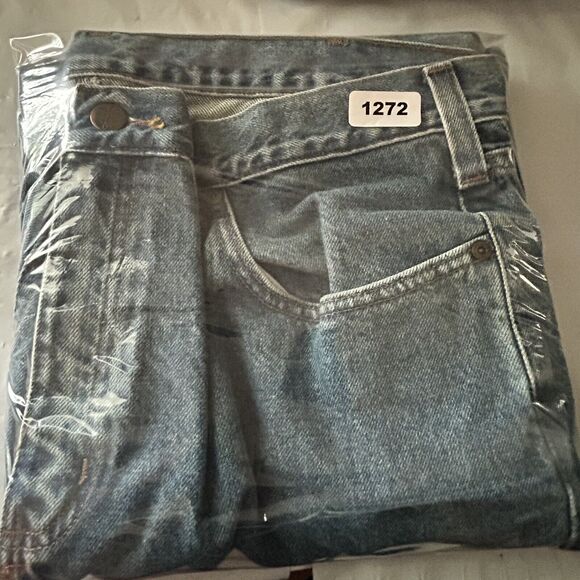 Carhartt Tradition Fit Jeans Mens 40 X 30 Blue Canvas Workwear Dadcore - Picture 16 of 16